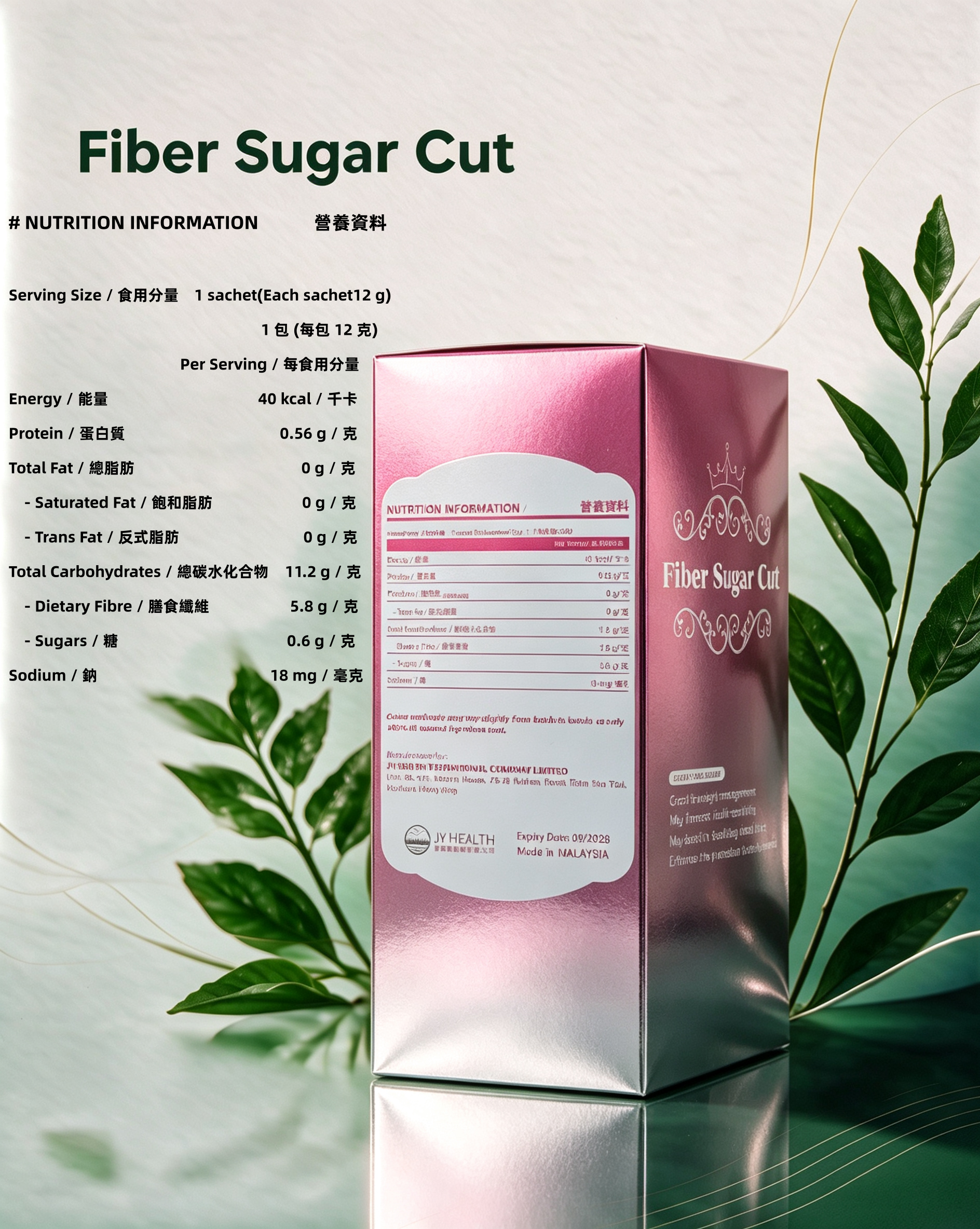 Fiber sugar cut