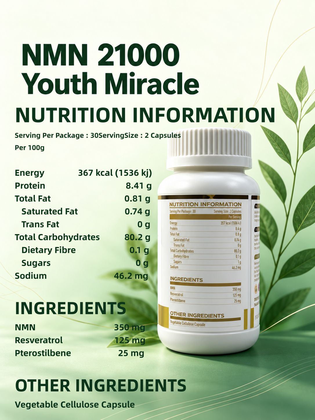 NMN 21000 YOUTH MIRACLE
