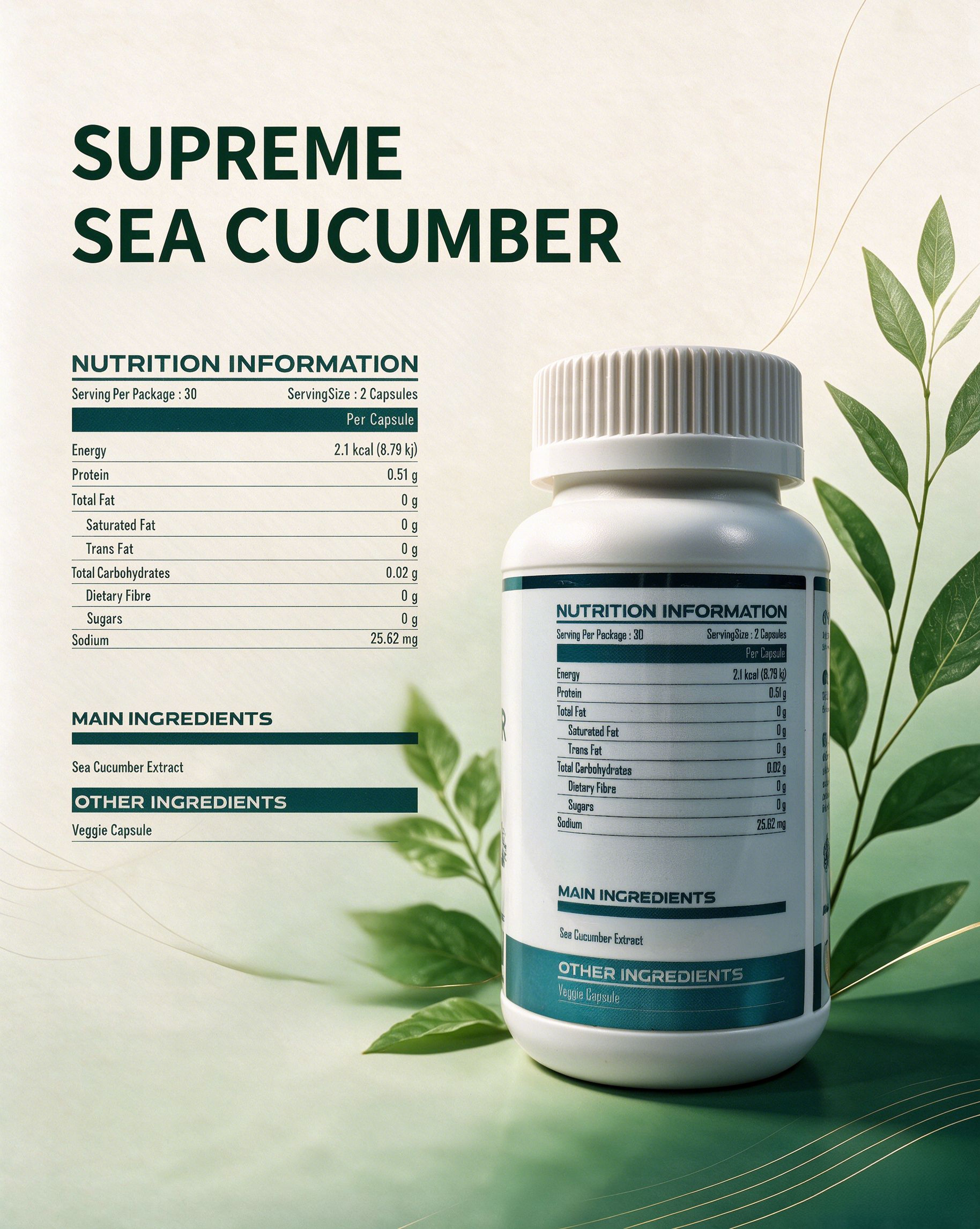 Supreme sea cucmber
