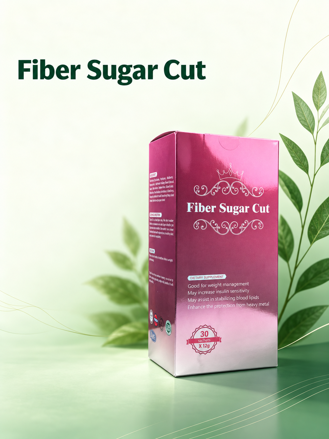 Fiber sugar cut