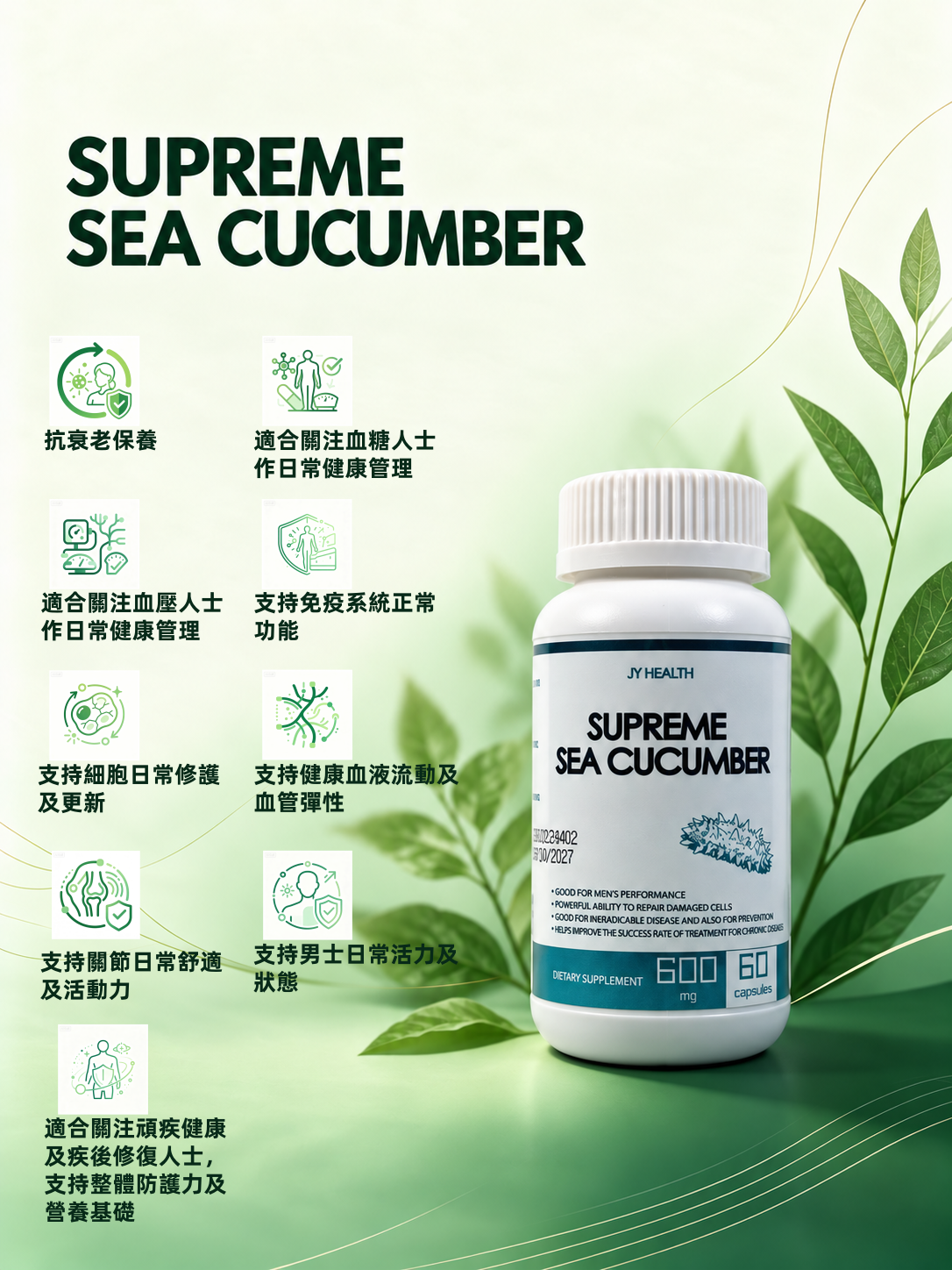 Supreme sea cucumber