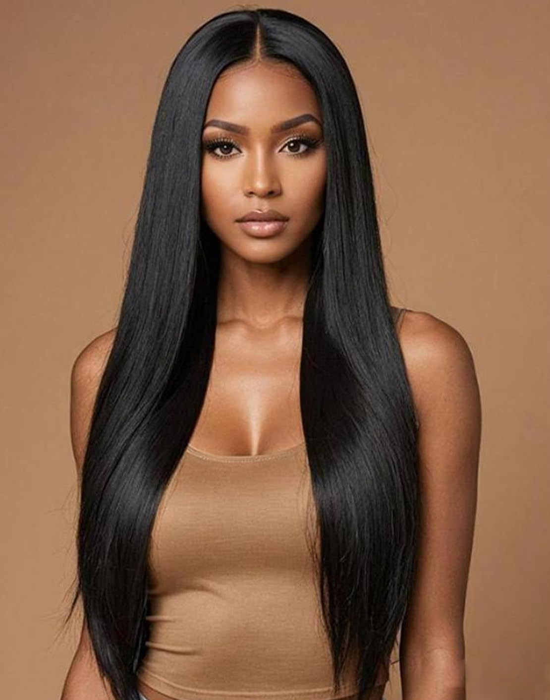 [Customized]12A double drawn lace frontal wig straight
