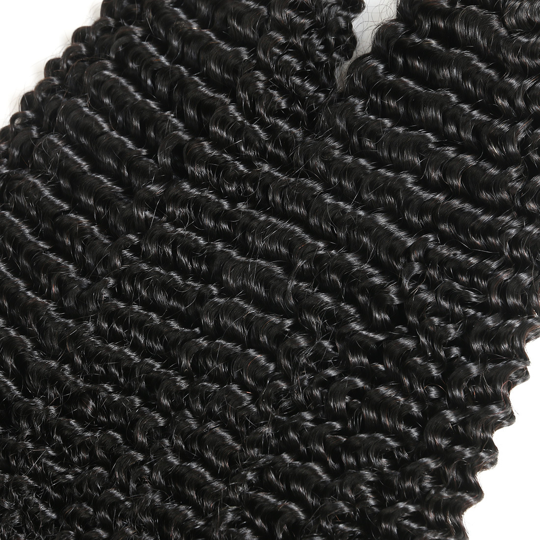 8A remy human hair bundle kinky curl