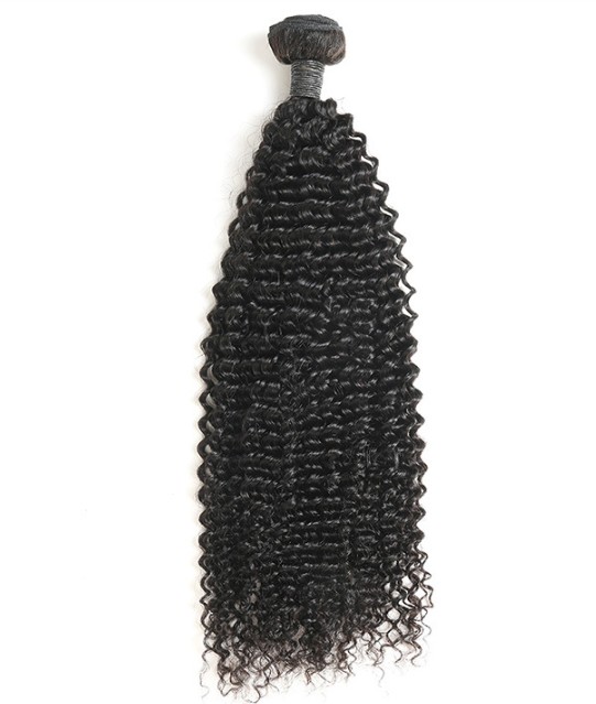 8A remy human hair bundle kinky curl