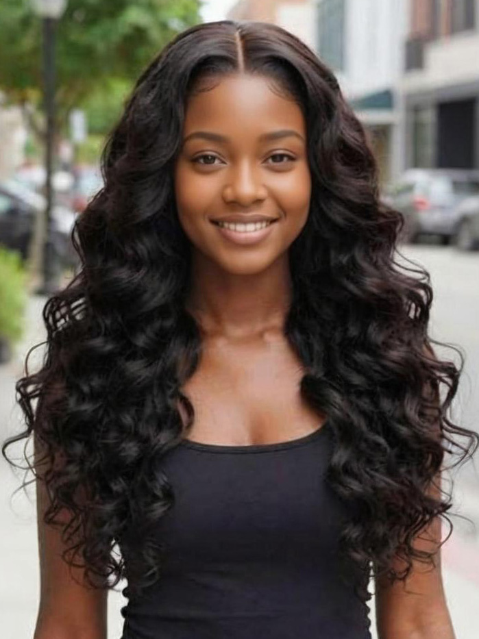13x4 lace front wig loose wave