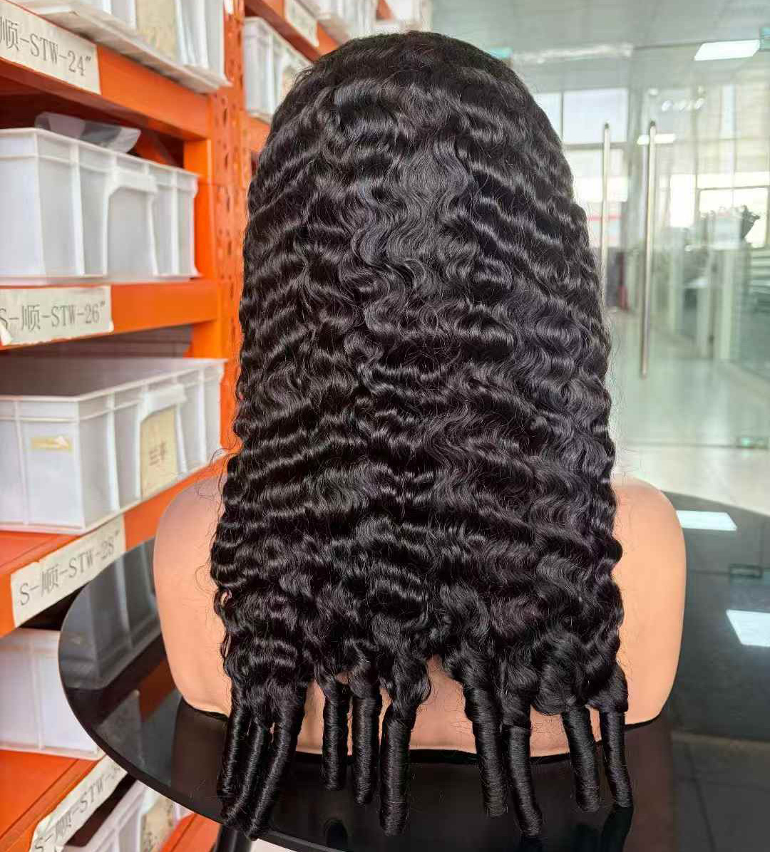 13x4 lace front wig burmese curl
