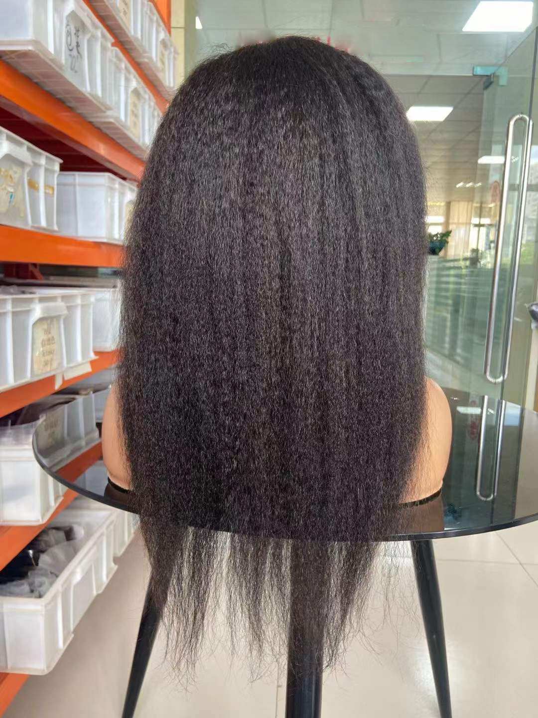 13x4 lace front wig kinky straight