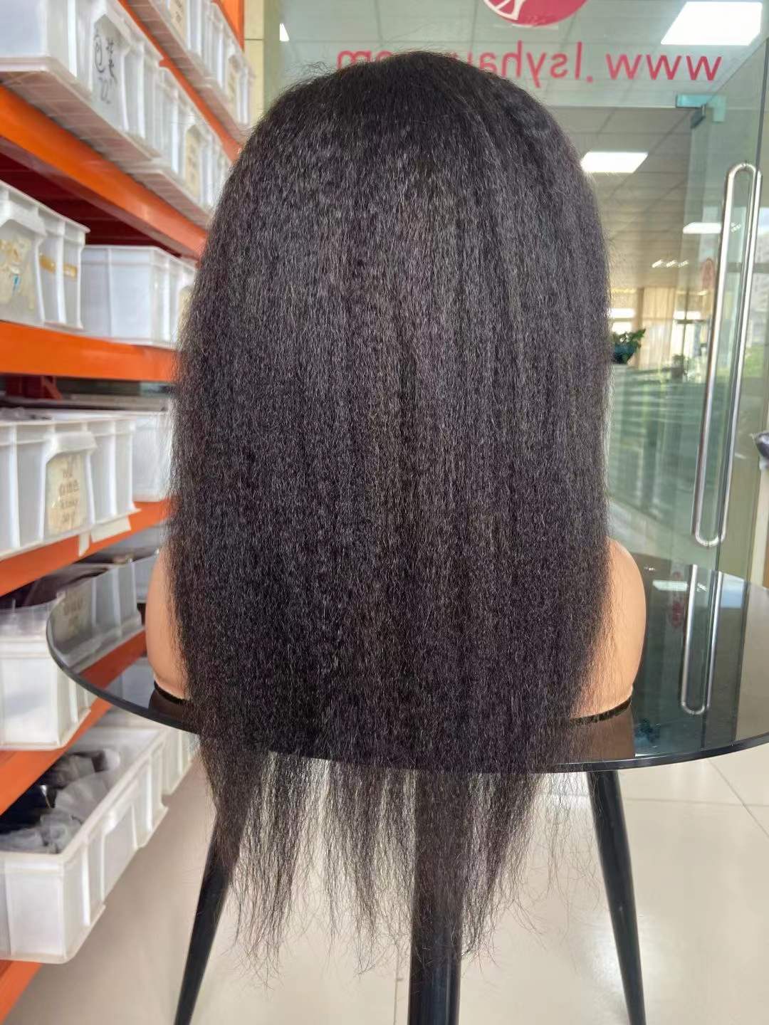 13x4 lace front wig kinky straight