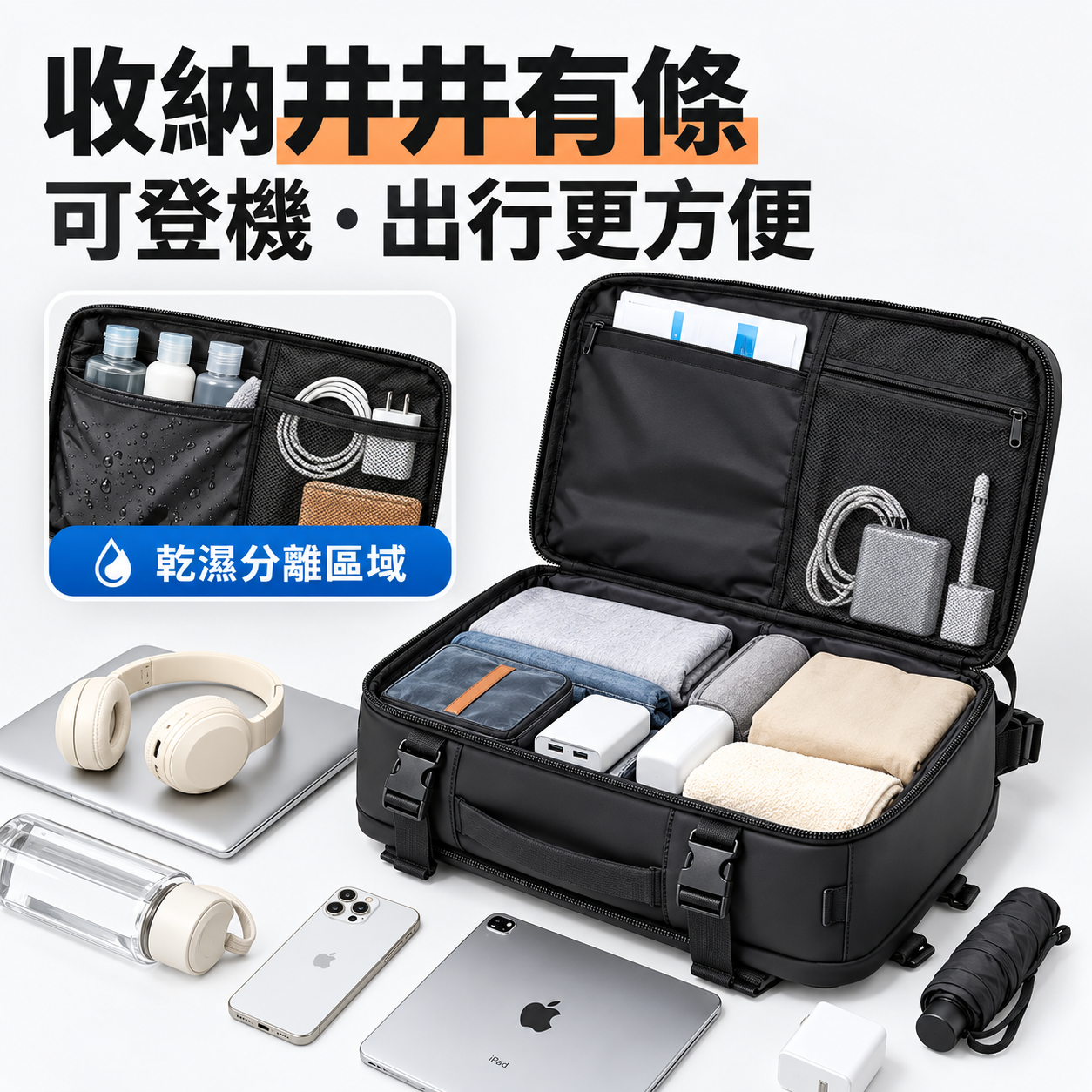 WUYOLI MOVE 28L 城市機能旅行背包