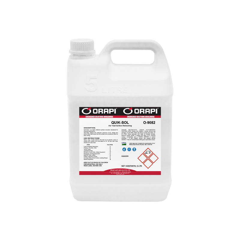 ORAPI QUIK-SOL — 9082 — Heavy-duty Industrial Surface Renovator