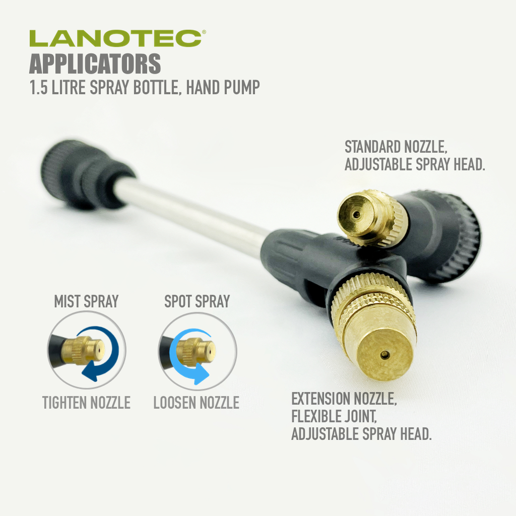 LANOTEC Spray Bottle, Hand Pump - 1.5 Litre