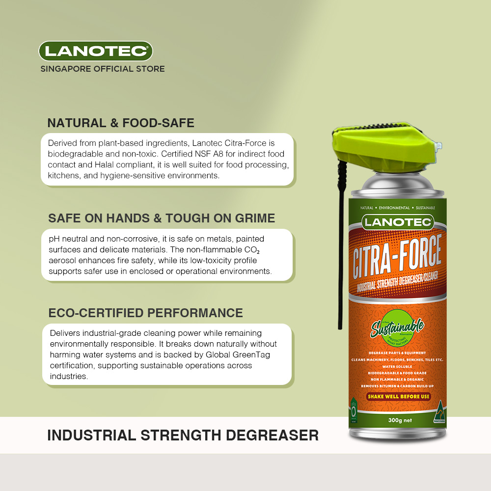 LANOTEC Citra-Force Degreaser 300g Aerosol