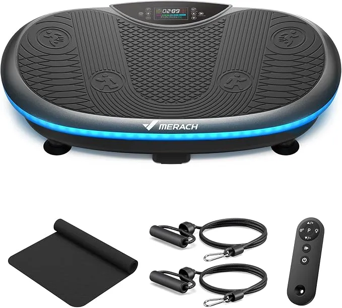 💥Save up to 70% — Limited-time offer: Prices start at just $35. 💥Merach Vibration Fitness Plate — A 4D full-body workout vibration platform that supports lymphatic drainage, fat loss, and muscle activation. Featuring Bluetooth connectivity and resistanc