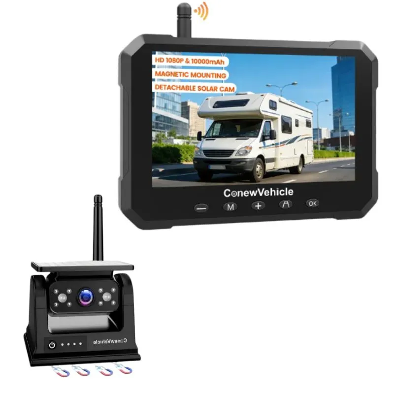 Magnetic, Solar-Powered, Wireless Backup Camera