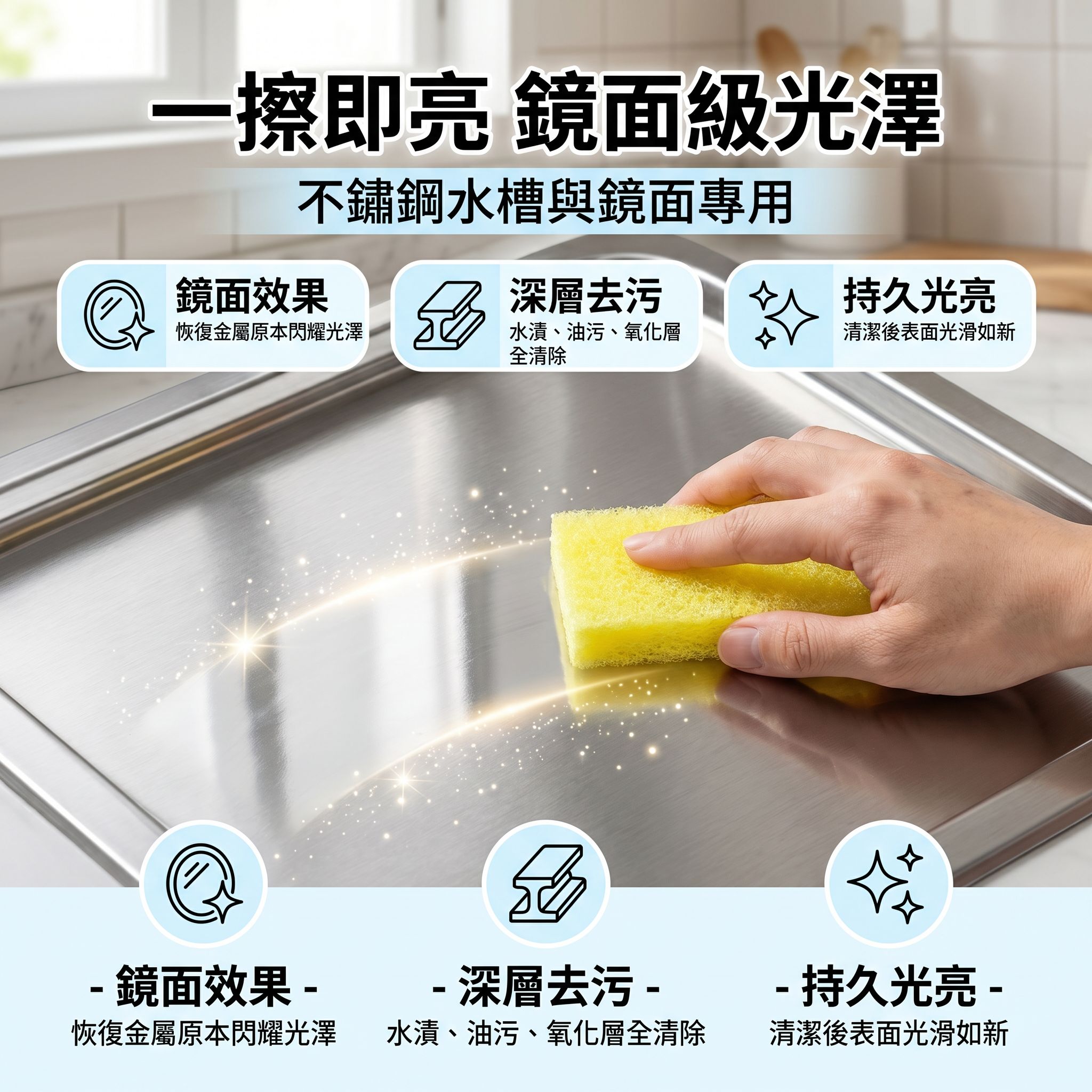 魔力擦百潔布輕鬆清除頑固污漬