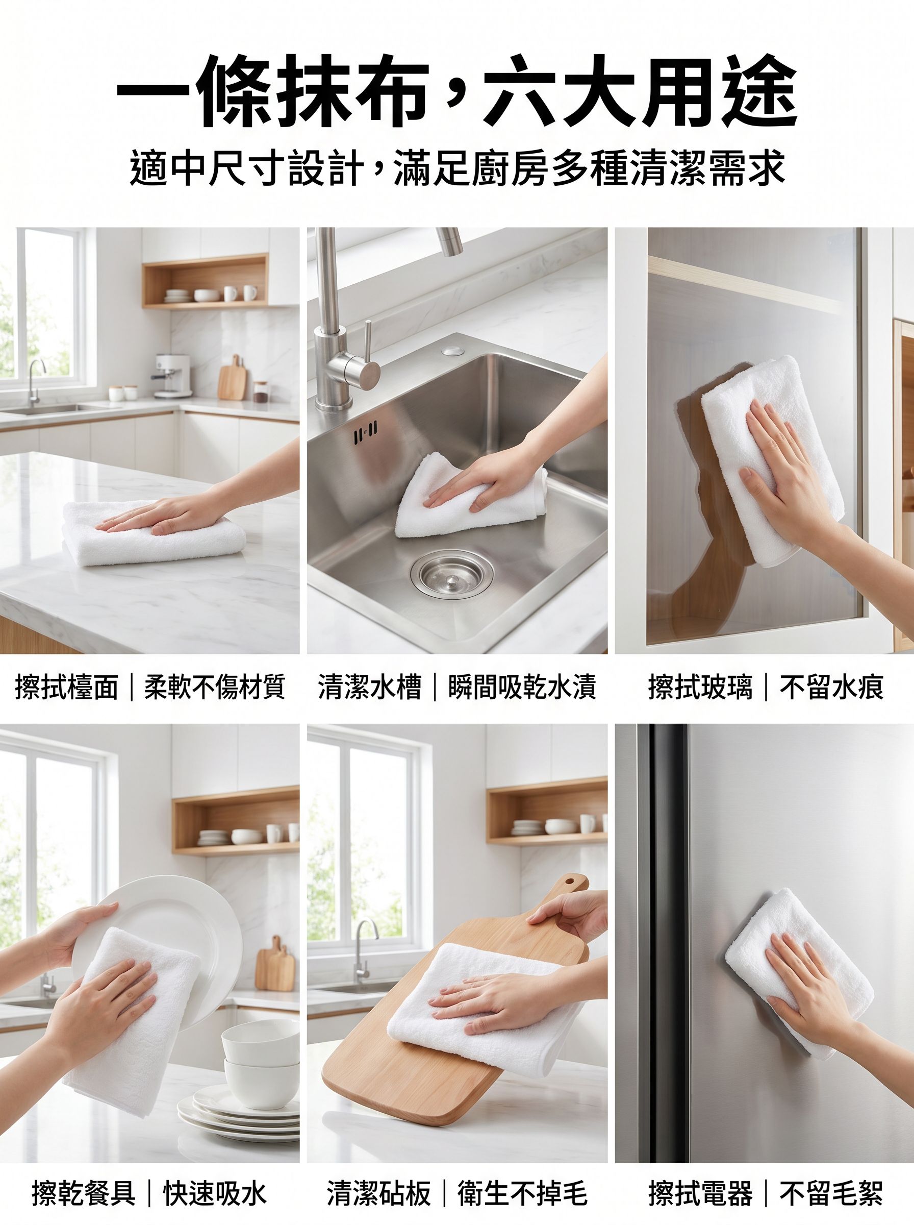 廚房專用純棉抹布