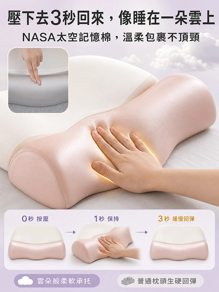 涼感反弓牽引記憶枕
