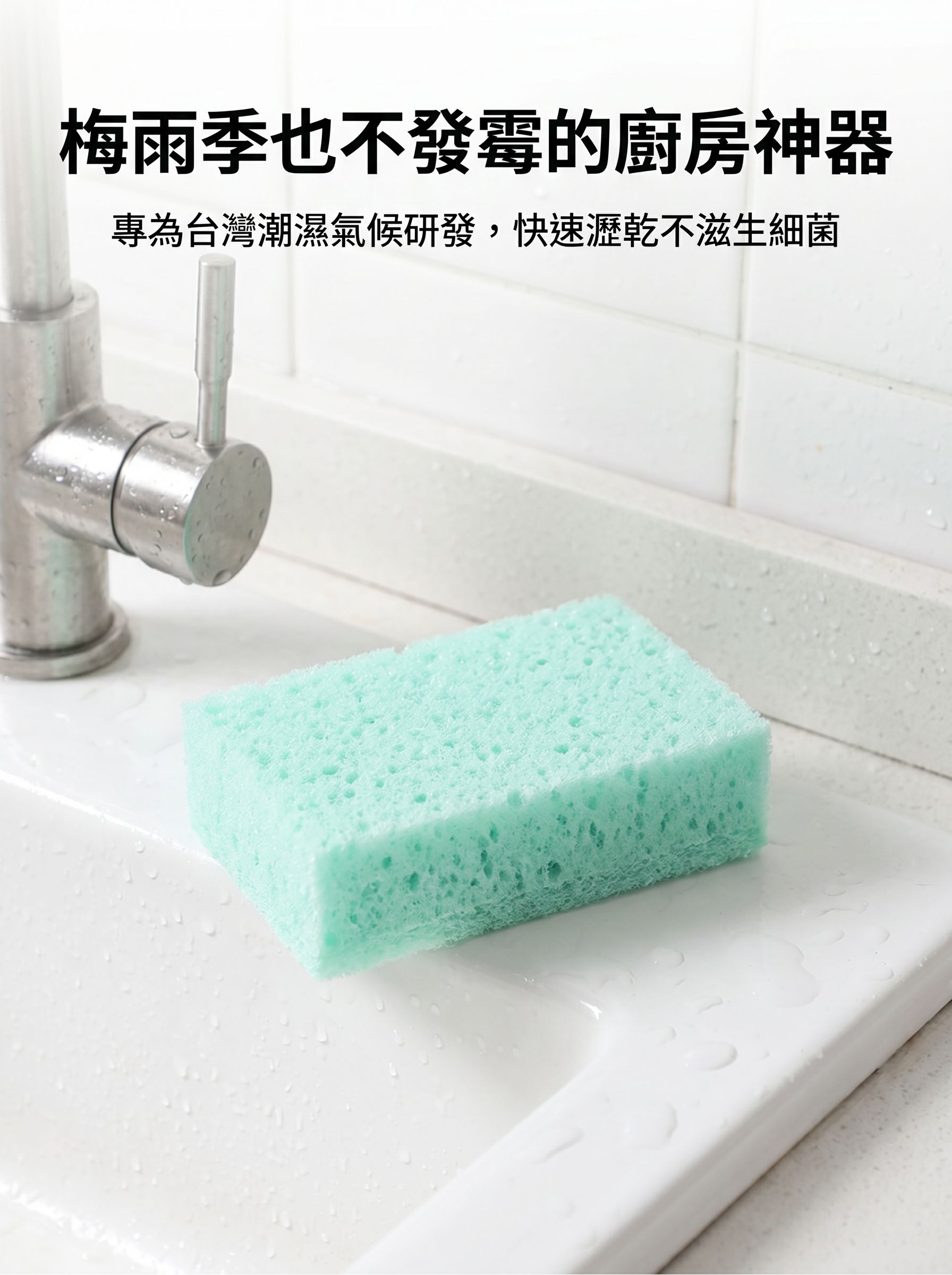 撞色海綿百潔布輕鬆去除頑固污漬