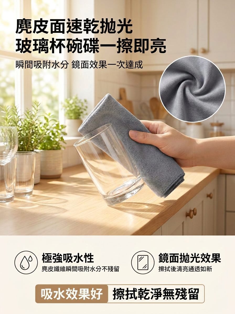 強力吸水家用清潔抹布