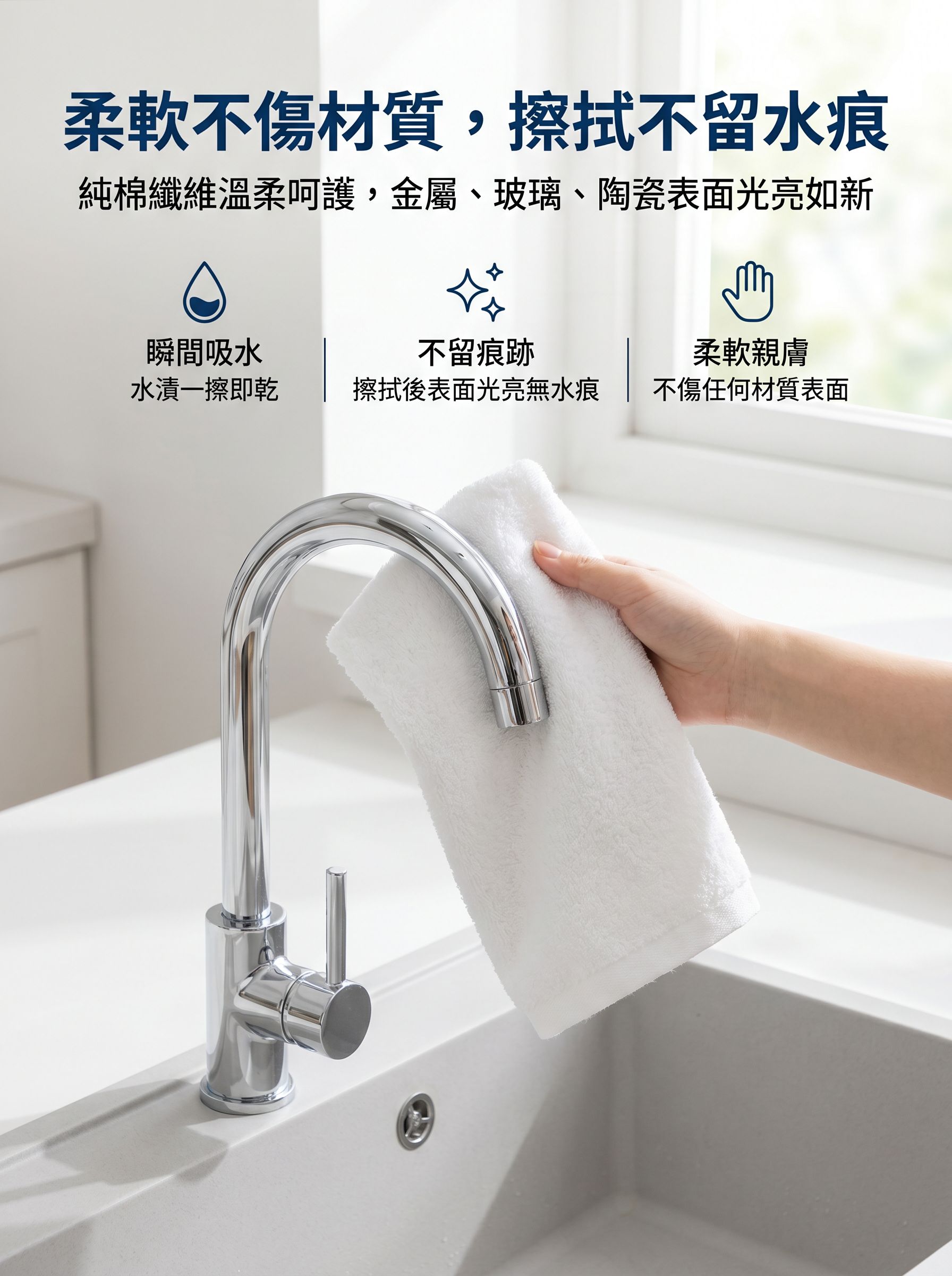 純棉抹布易洗耐用特點
