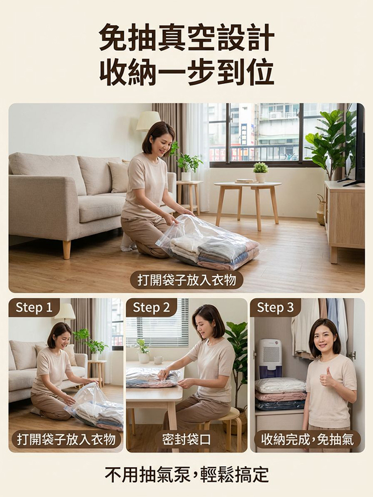 加厚真空收納壓縮袋