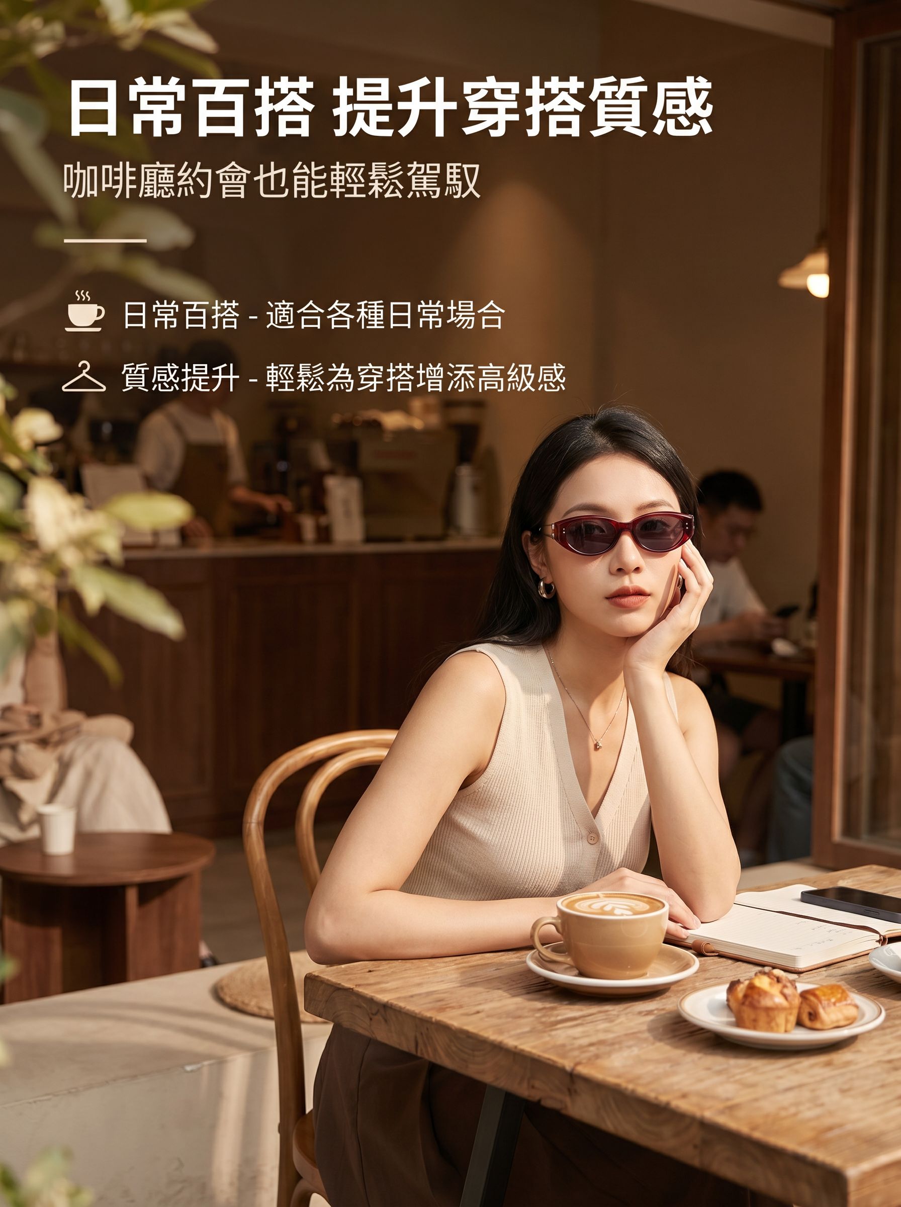 高級質感貓眼墨鏡配件推薦