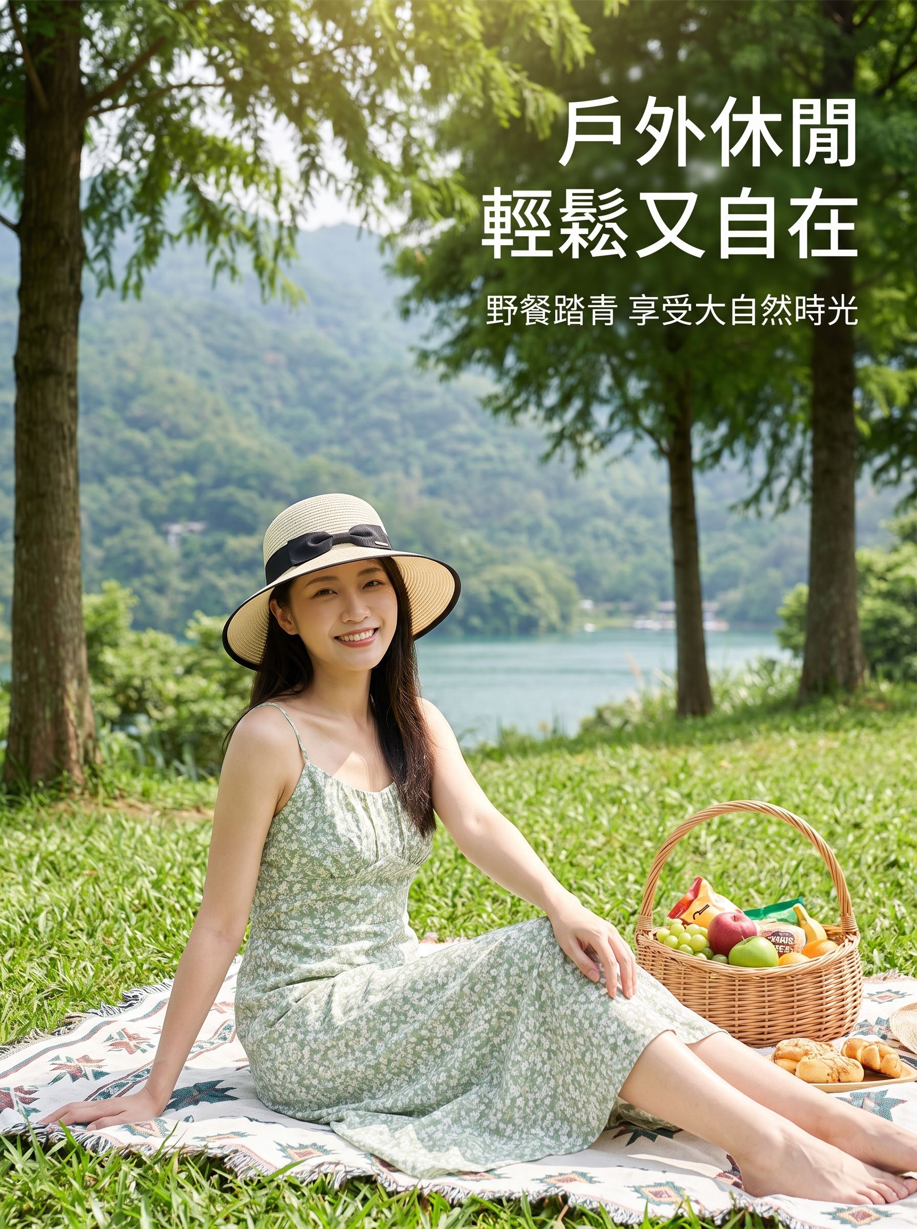 可調節帽圍設計遮陽帽