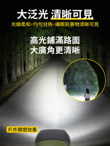 【升級款】太陽能手搖發電爆亮手電筒