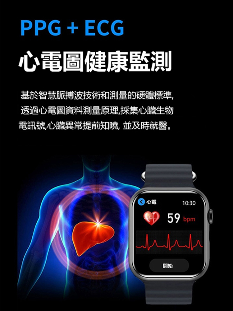 智慧型無創血糖尿酸手錶