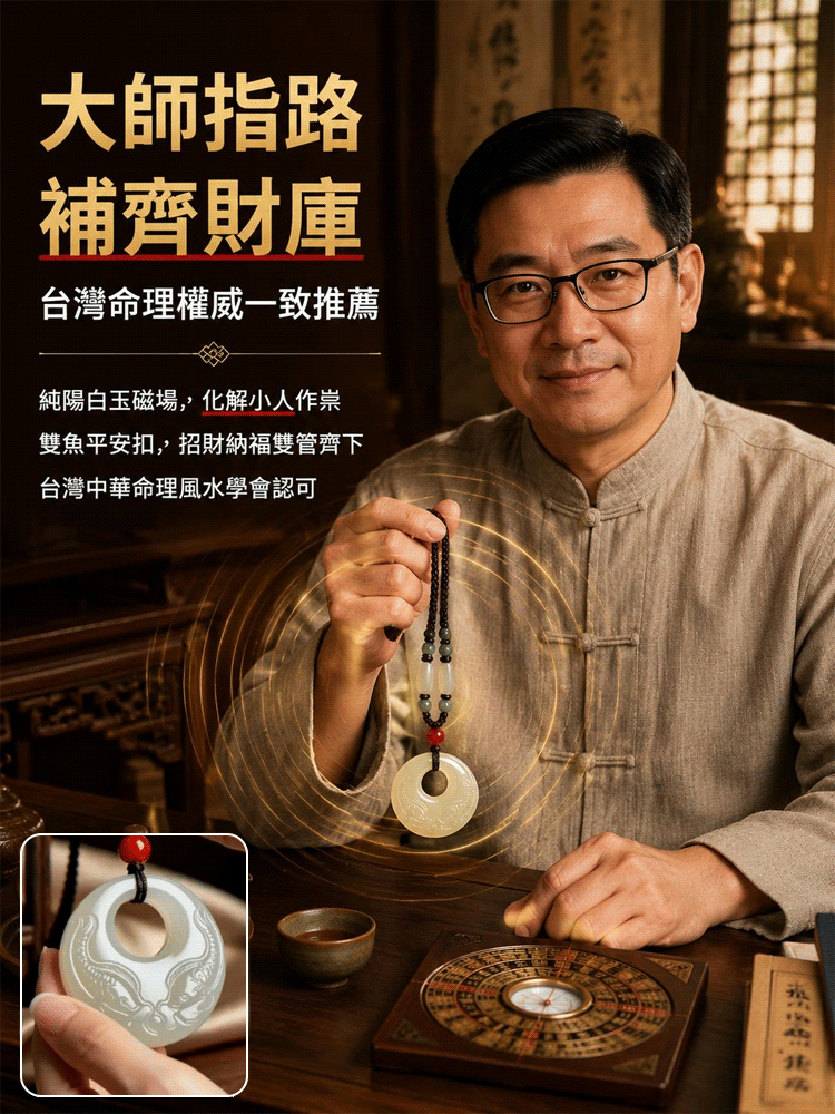 【年年有餘】雙面魚白玉吊墜
