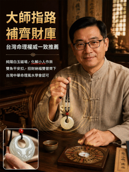【年年有餘】雙面魚白玉吊墜