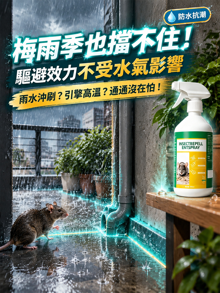 【一秒見效！ 】植物蟲鼠驅除噴劑