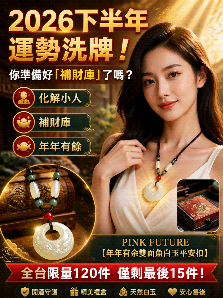 【年年有餘】雙面魚白玉吊墜