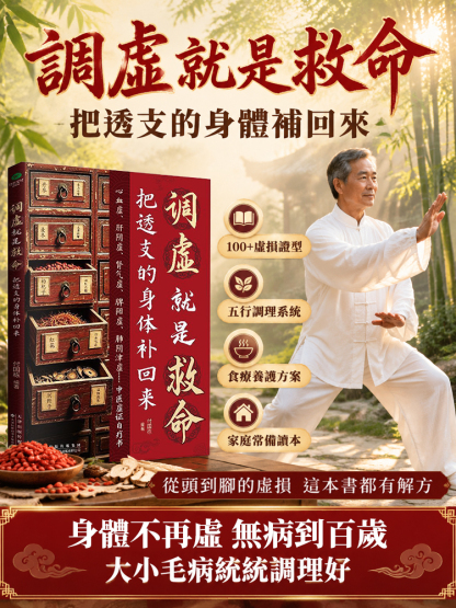 調虛就是救命：把透支的身體補回書籍 居家常備中醫虛證養護讀本