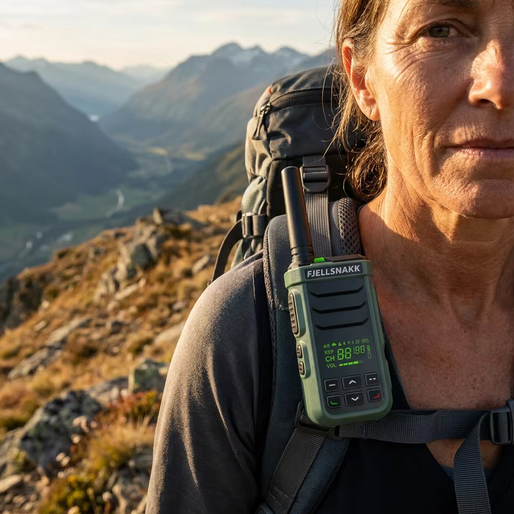 PEAKCRAG P21 Floating Walkie Talkie – IP68 Waterproof, -20°C~60°C All-Weather, Buoyant, for Boating & Outdoor Teams