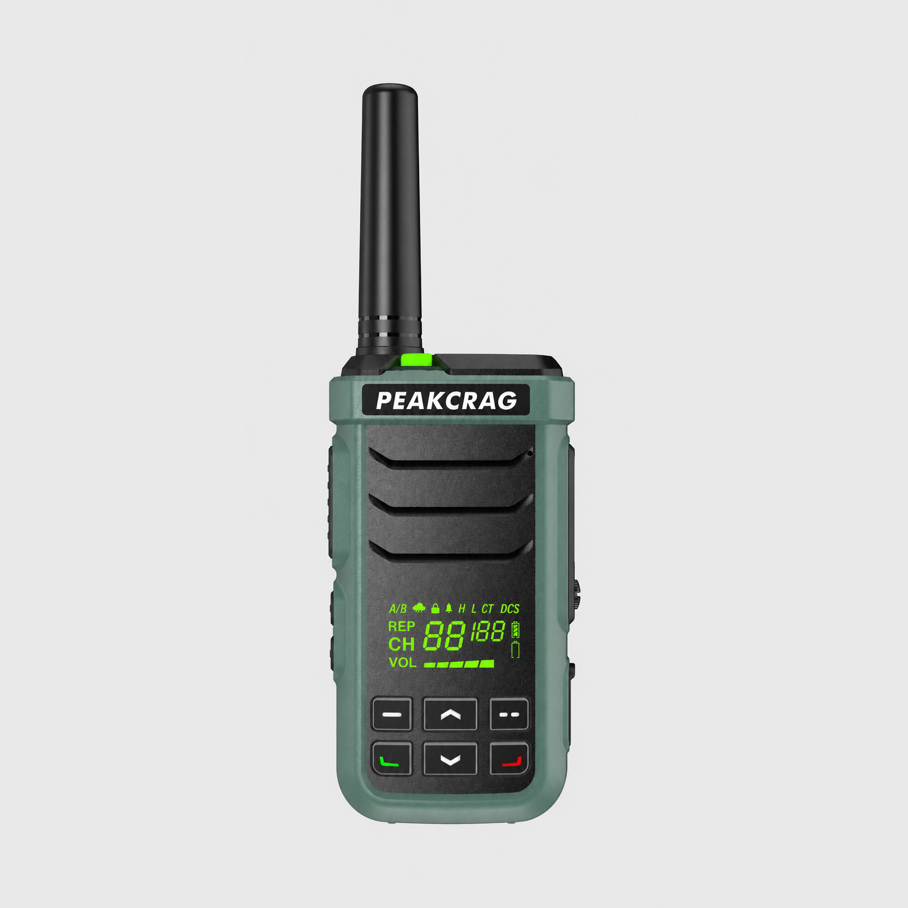 PEAKCRAG P21 Floating Walkie Talkie – IP68 Waterproof, -20°C~60°C All-Weather, Buoyant, for Boating & Outdoor Teams