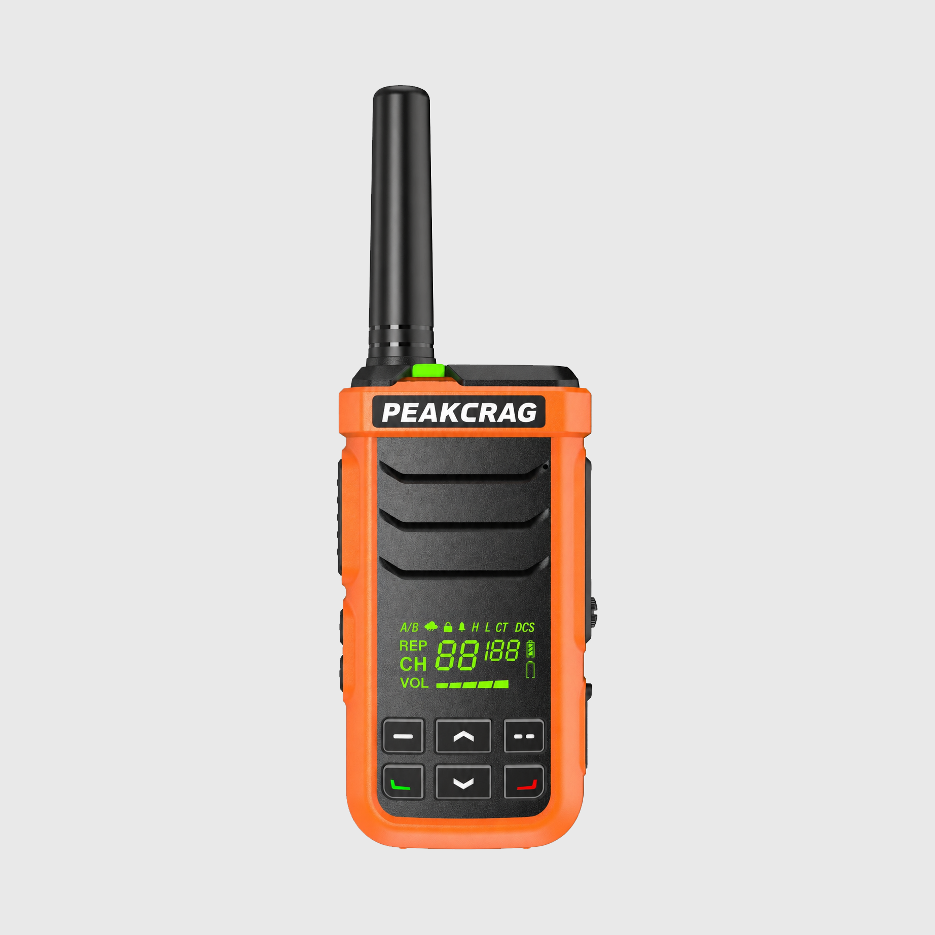 PEAKCRAG P21 Floating Walkie Talkie – IP68 Waterproof, -20°C~60°C All-Weather, Buoyant, for Boating & Outdoor Teams