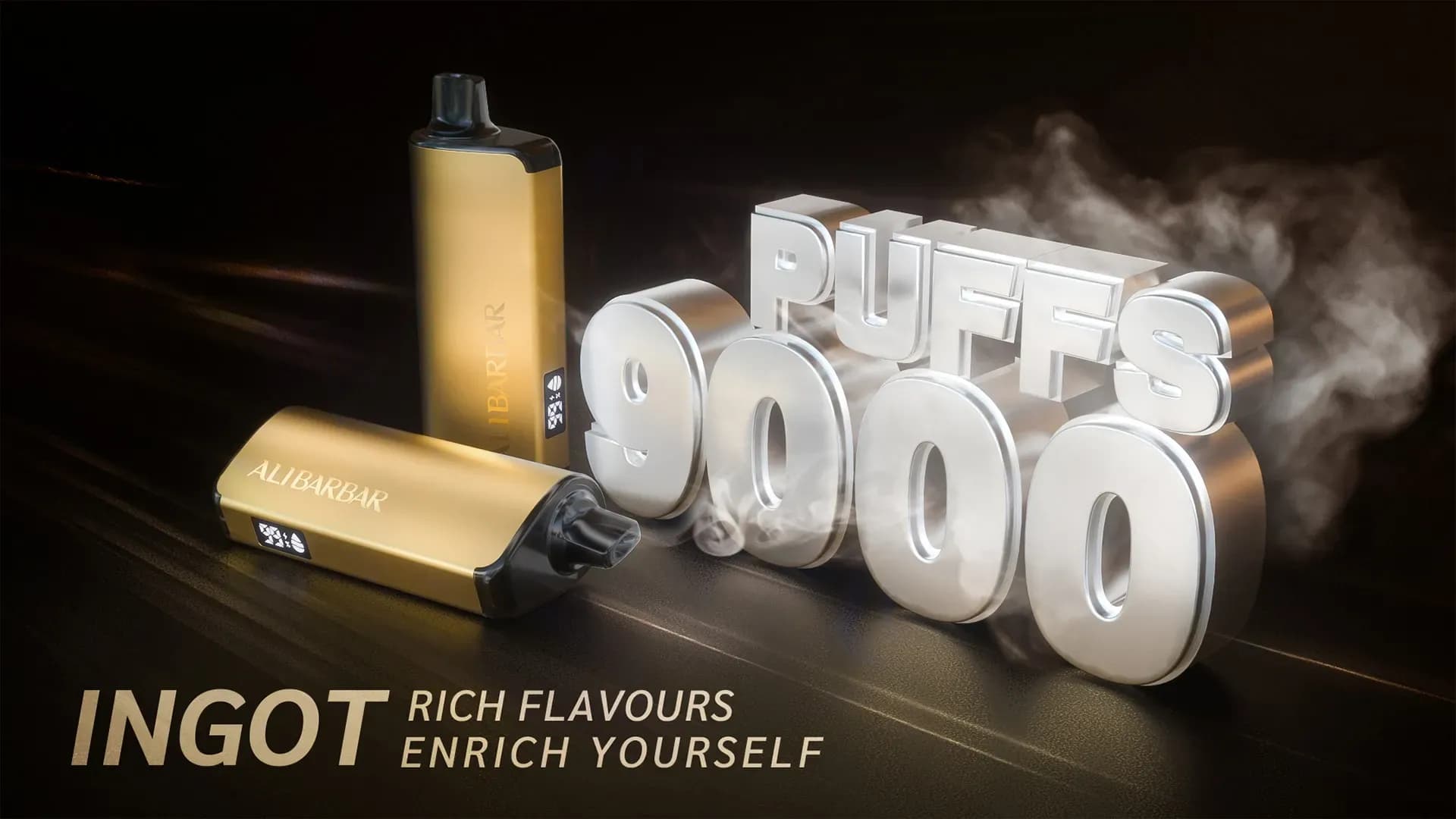 ALIBARBAR INGOT 9000 puffs and rich flavours