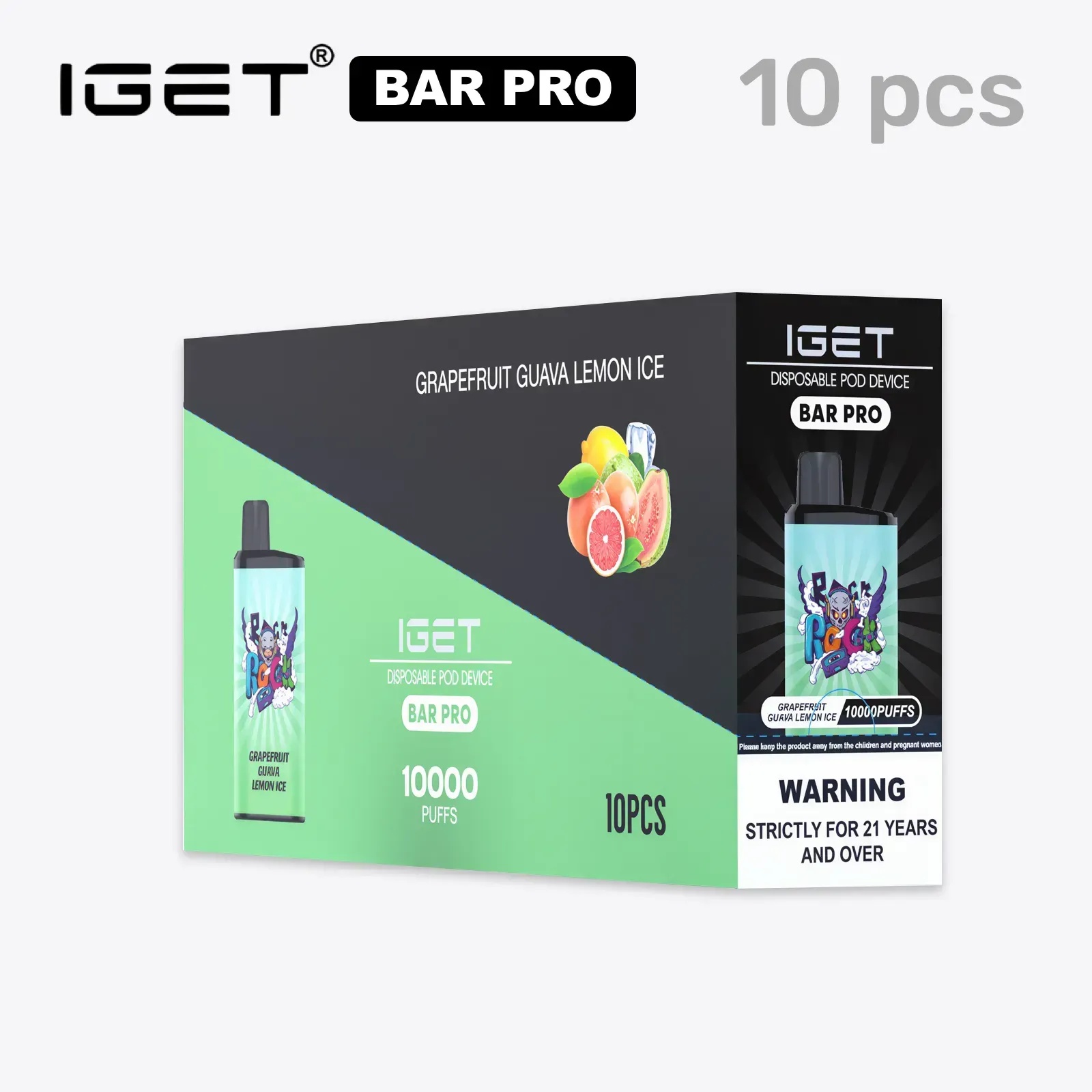 IGET BAR PRO 10000 - 10 Pack