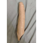 Vip25 10.8in 27cm Penis condom extension sleeve silicone realistic condom male sex toys couple