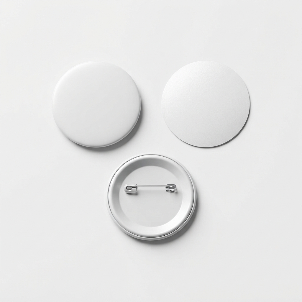 Set of 100 44 mm badge supplies