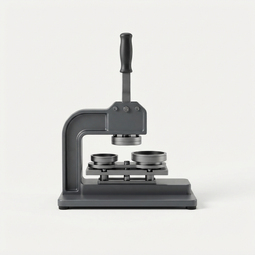 Dual-size 32 mm and 44 mm badge maker