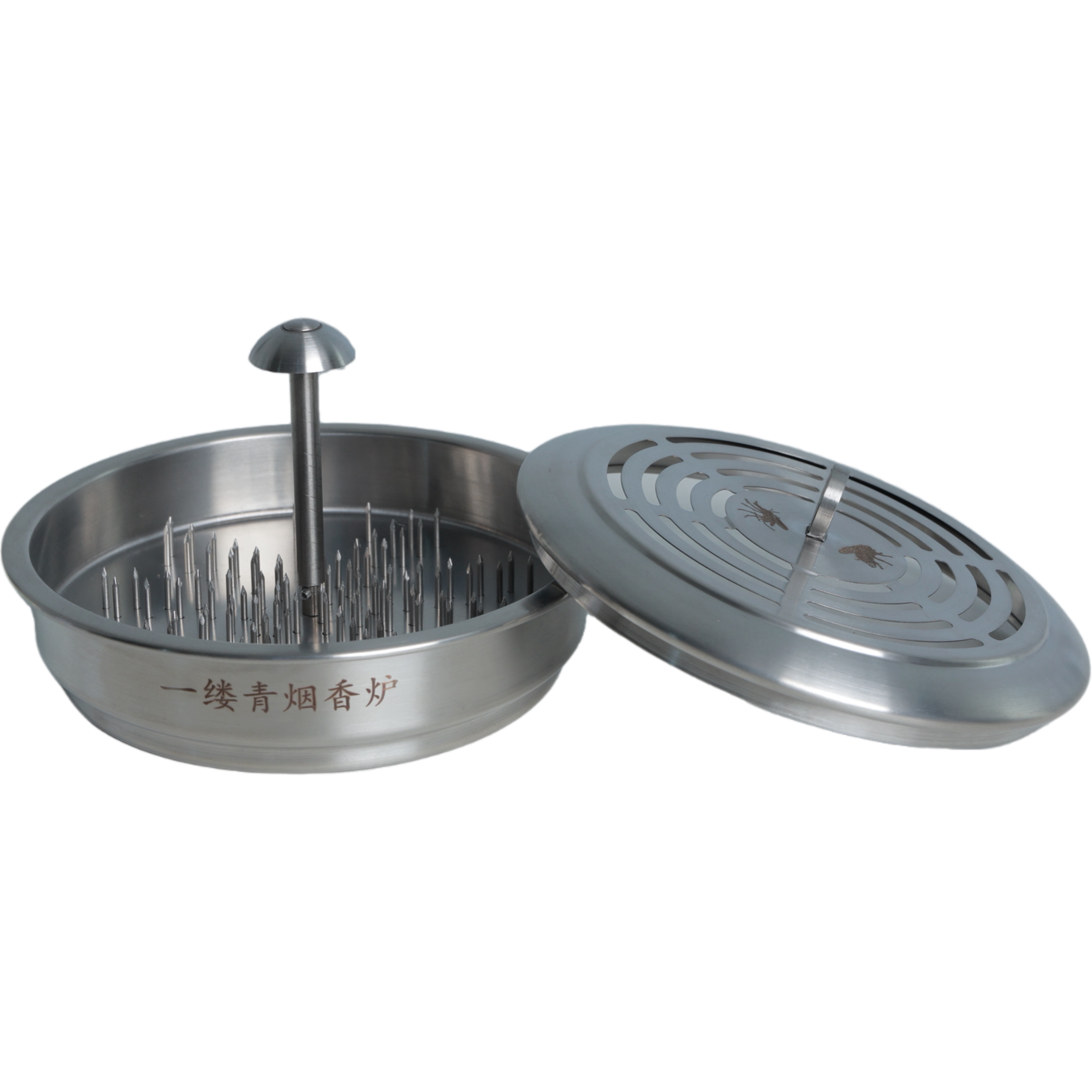 304 Stainless Steel Incense Burner, Matte / Black Coated / Polished Brushed Surface, Multiple Sizes