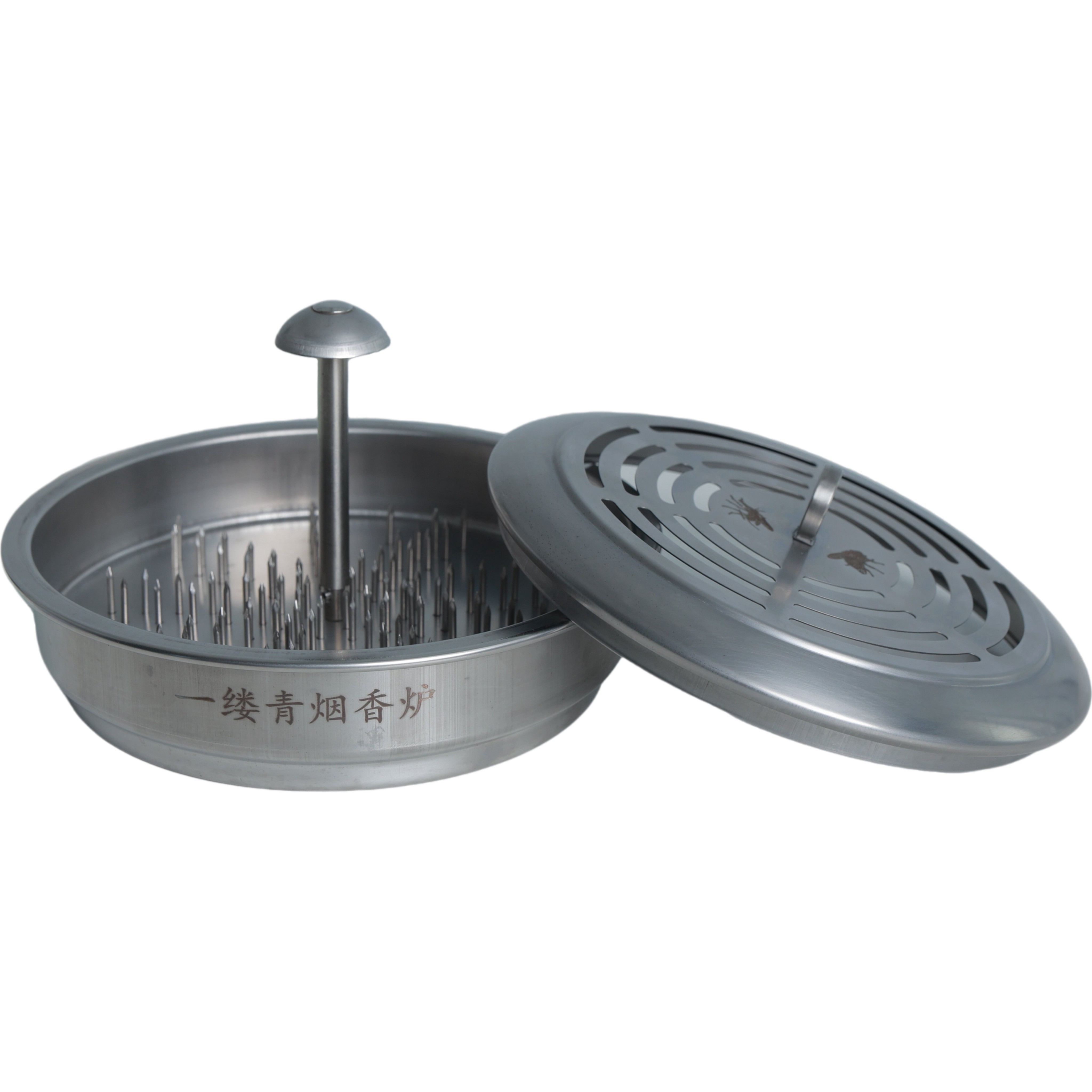 304 Stainless Steel Incense Burner, Matte / Black Coated / Polished Brushed Surface, Multiple Sizes