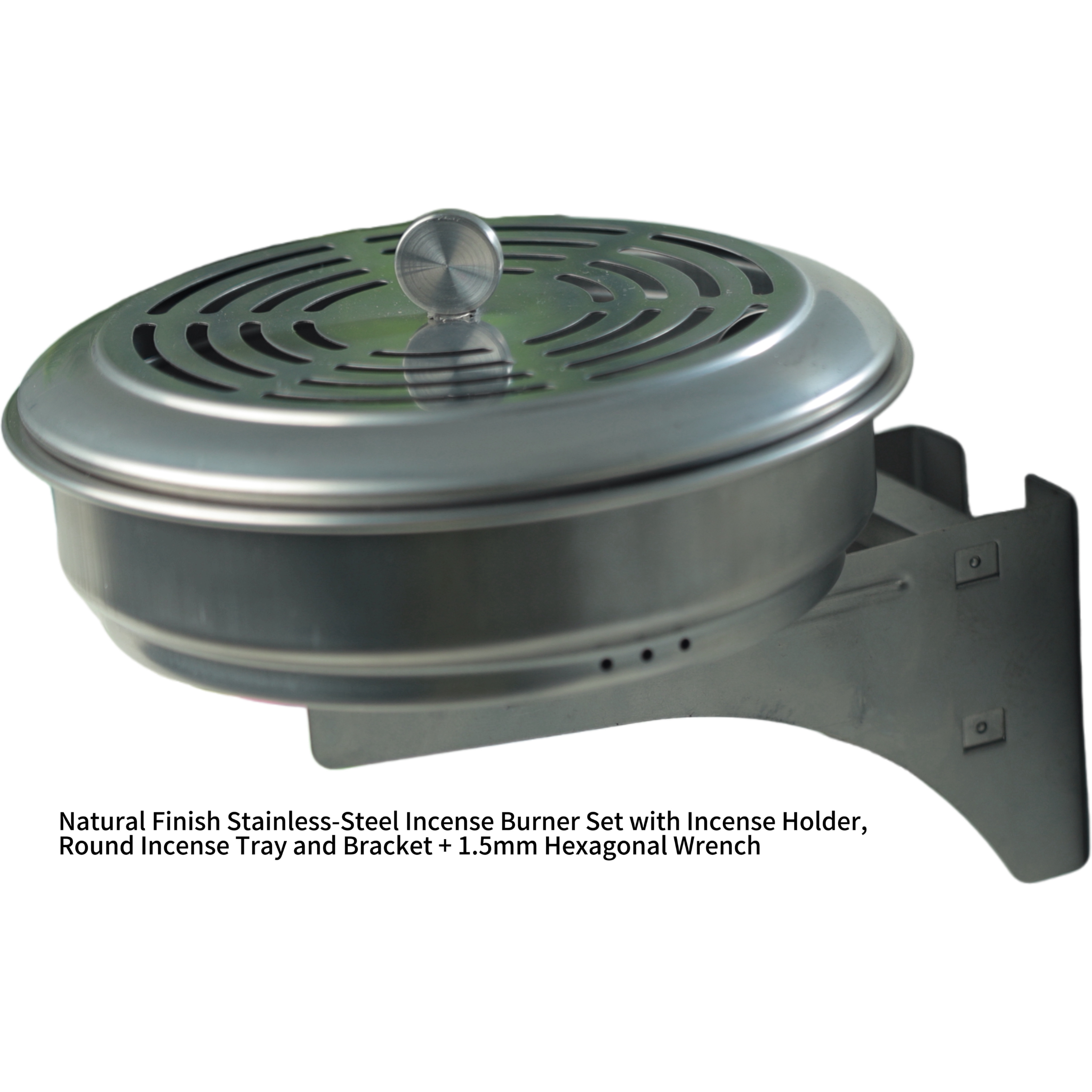 304 Stainless Steel Solid Burner, Matte / Black Coated / Polished Brushed Surface, Multiple Sizes