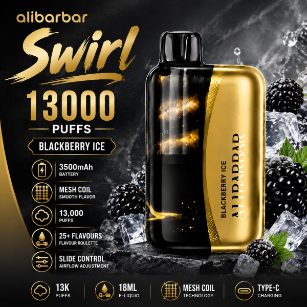 Blackberry-ice  ALIBARBAR SWIRL 13000