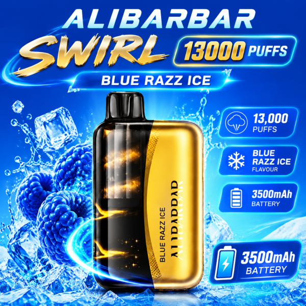 Blue-razz-ice  ALIBARBAR SWIRL 13000
