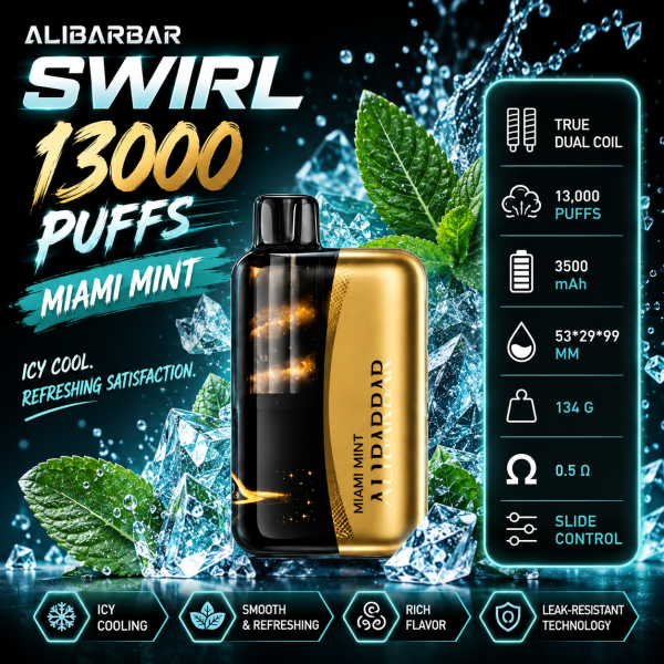 Miami-mint  ALIBARBAR SWIRL 13000