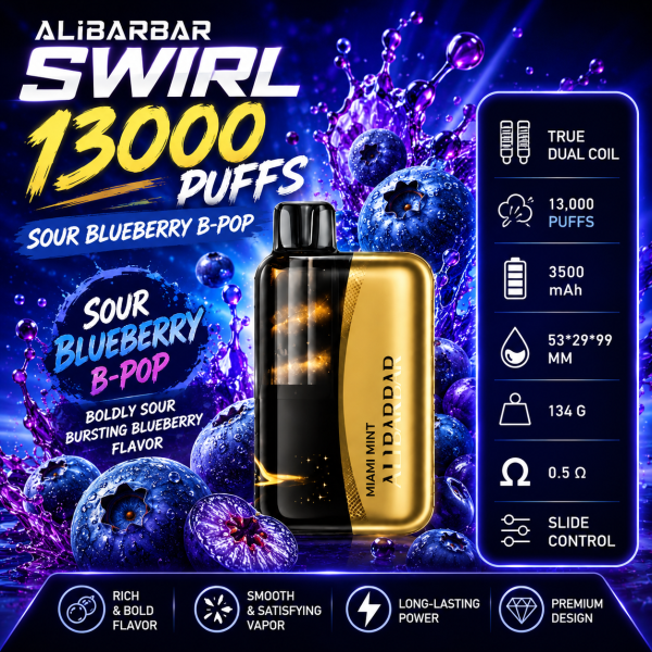 Sour-blueberry-b-pop  ALIBARBAR SWIRL 13000