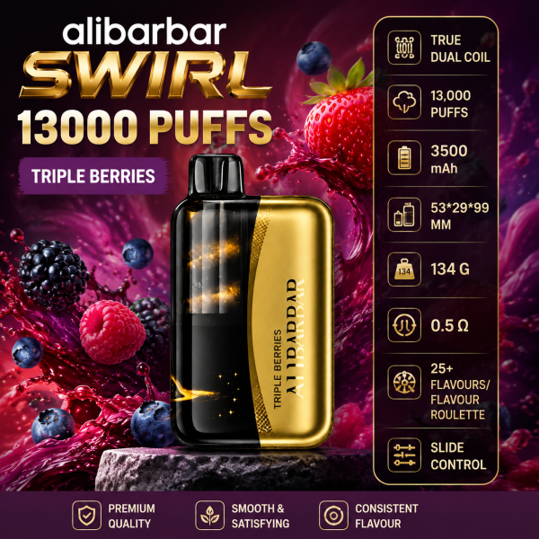 Triple-berries ALIBARBAR SWIRL 13000